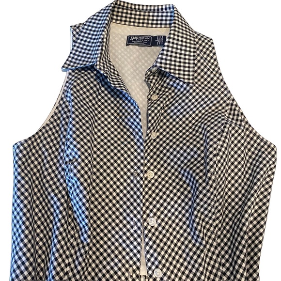 50’s Style American Living Black & White Gingham Dress - Picture 9 of 11